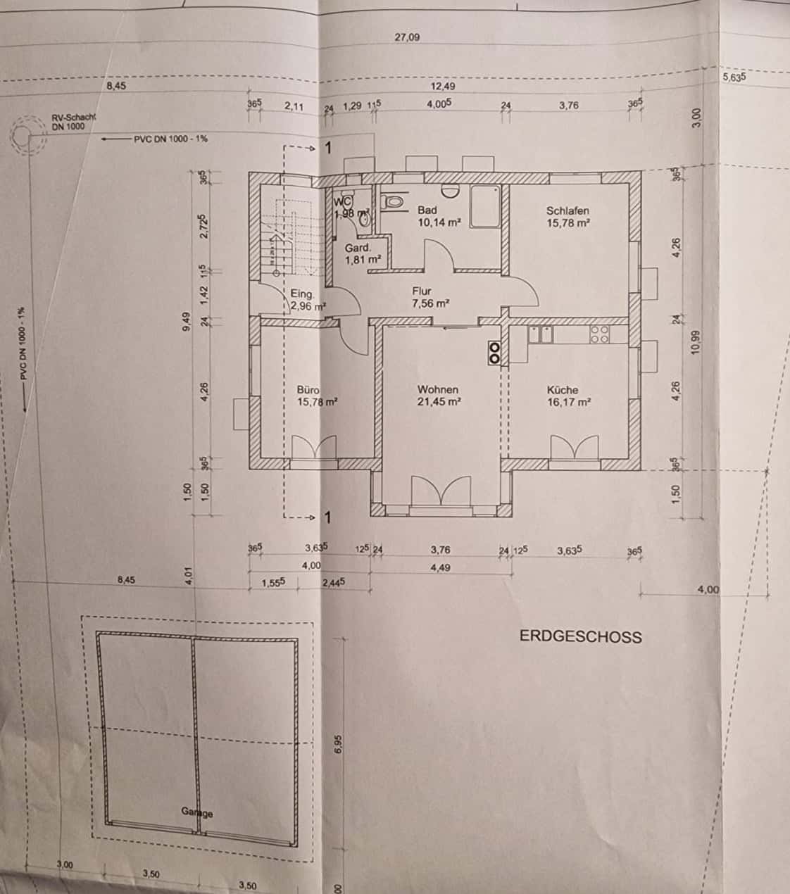 Erdgeschoss kaufen in Seeon-Seebruck — Grundriss