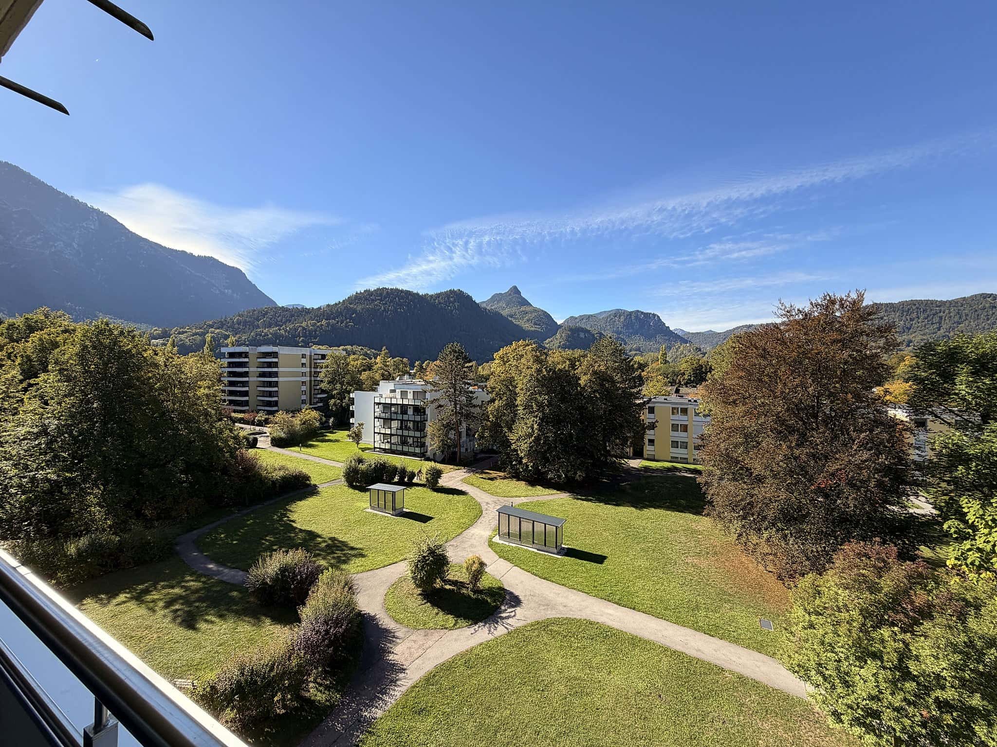 Etage kaufen in Bad Reichenhall — Ausblick vom Balkon