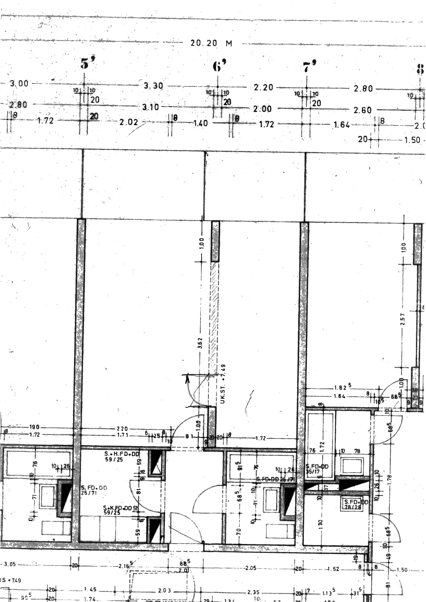 Etage kaufen in Bad Reichenhall — Grundriss Wohnung 4. OG (Ausschnitt Bauplan)