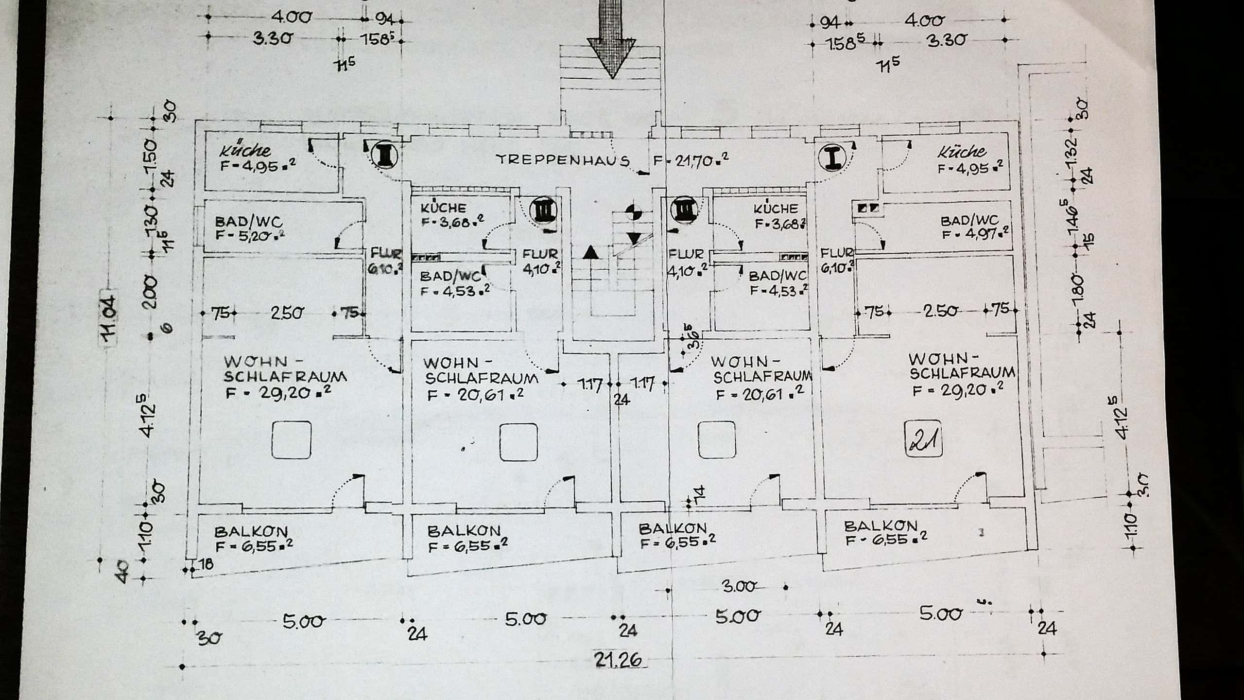 Grundrisspläne Wohnung 21