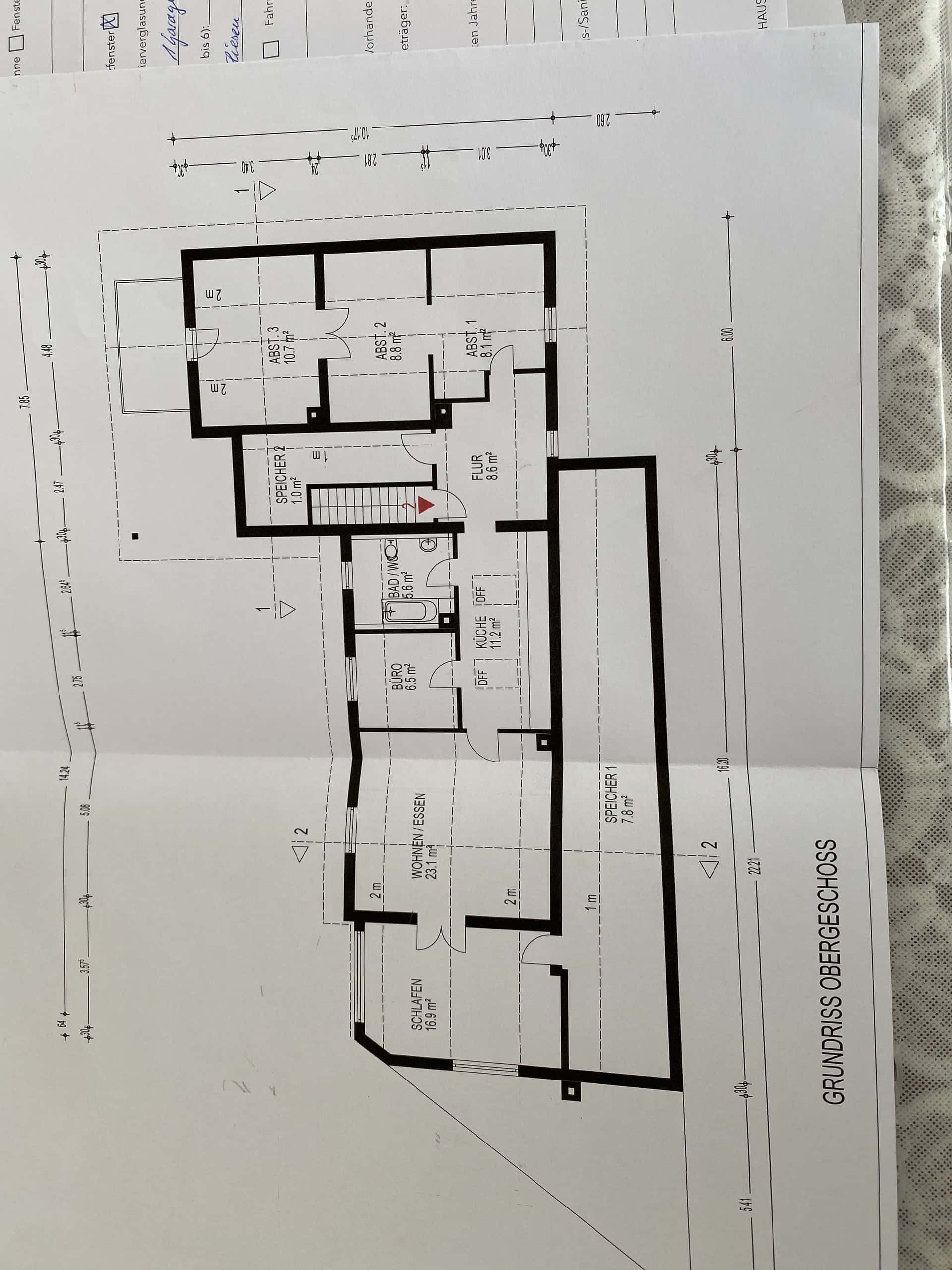 Einfamilienhaus kaufen in Rosenheim — Grundriss Obergeschoss