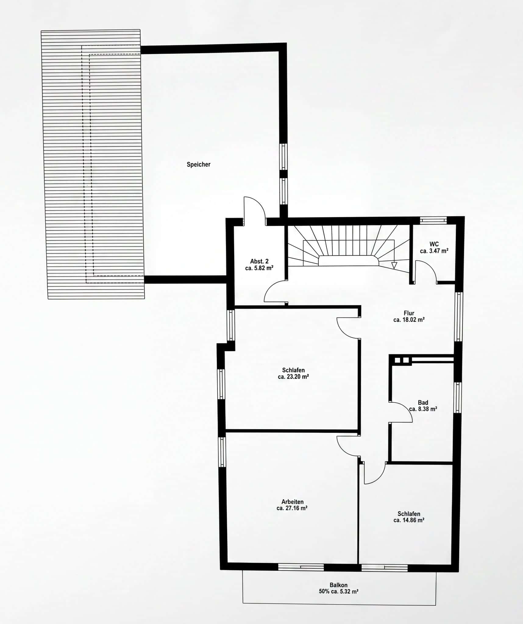 Grundriss Obergeschoss