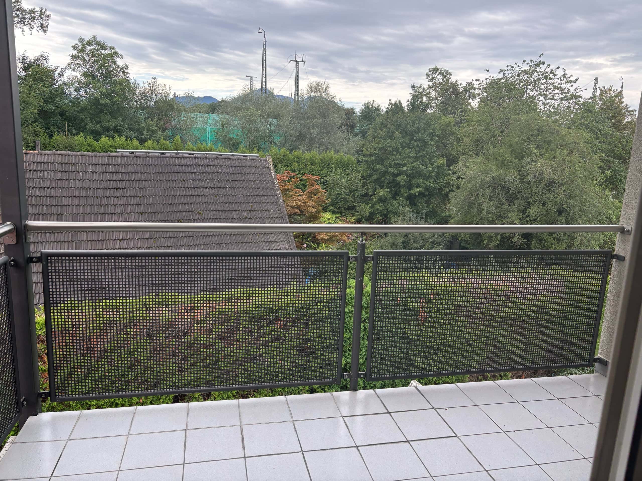 Blick vom Balkon