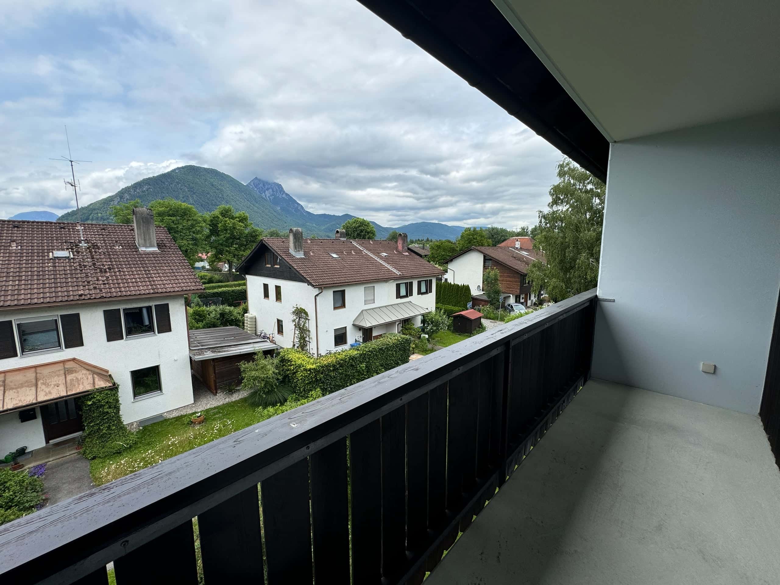 großer Balkon