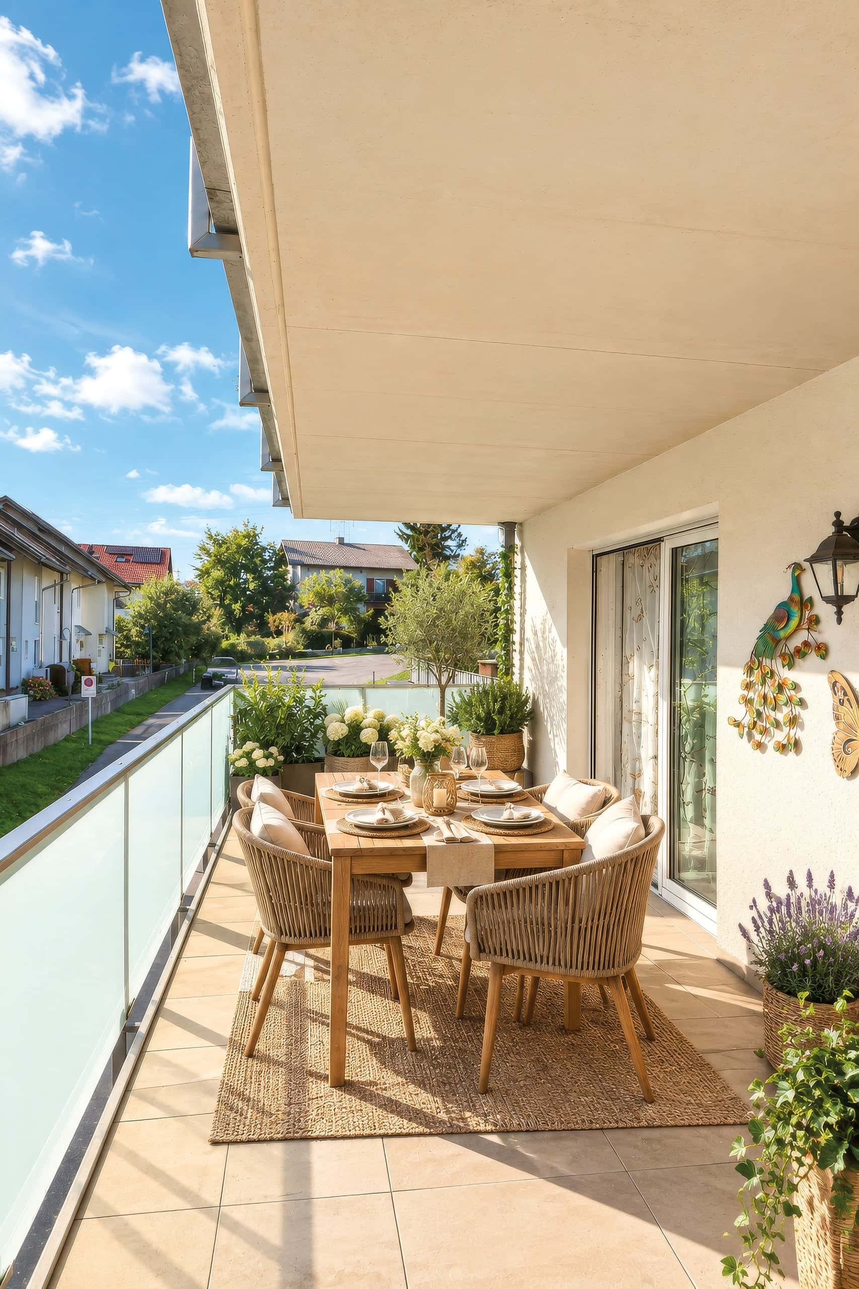 Terrassen kaufen in Bergheim — sonniger XL–Balkon für gemütliche Stunden