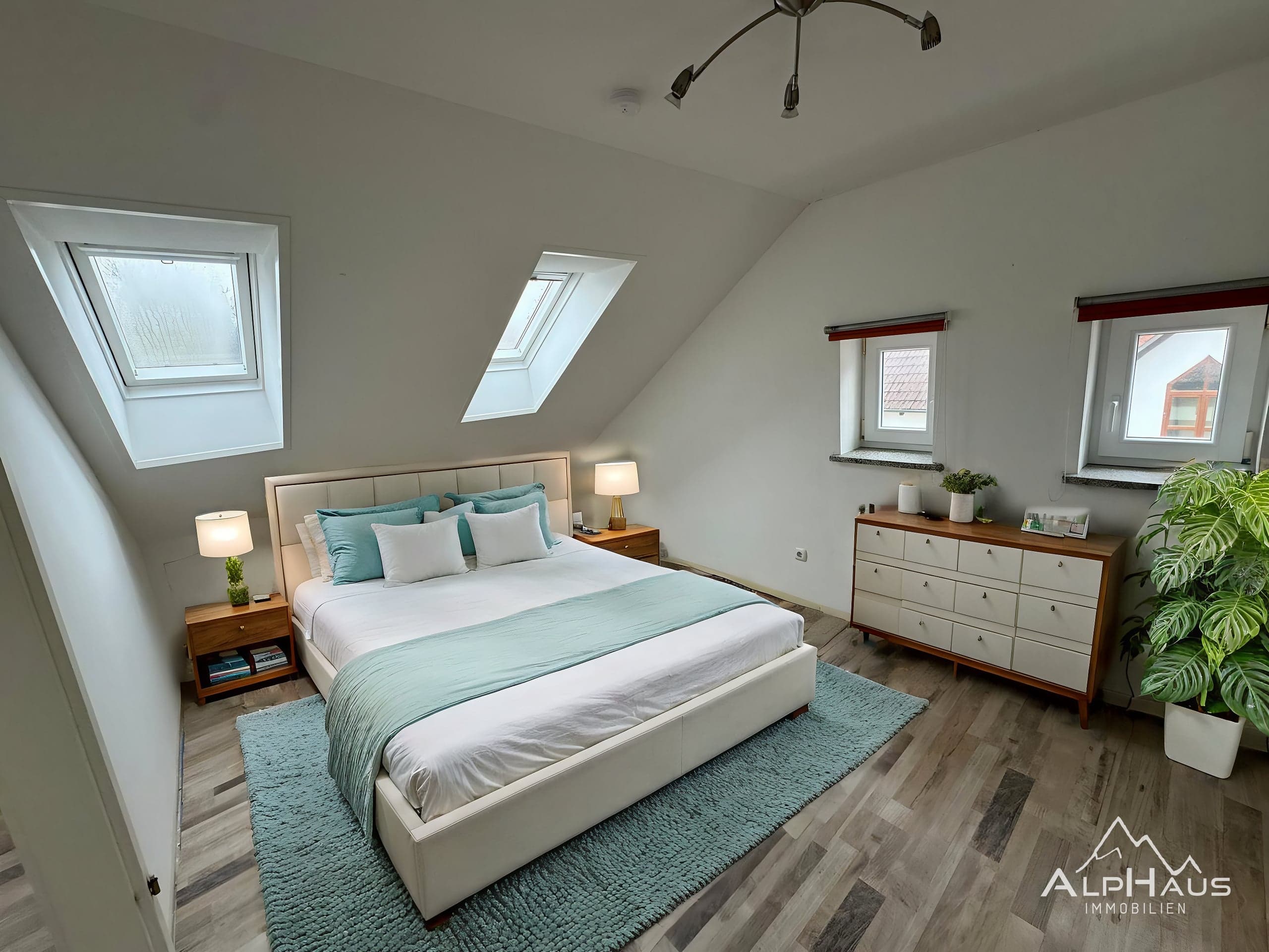 Schlafzimmer - virtuell eingerichtet