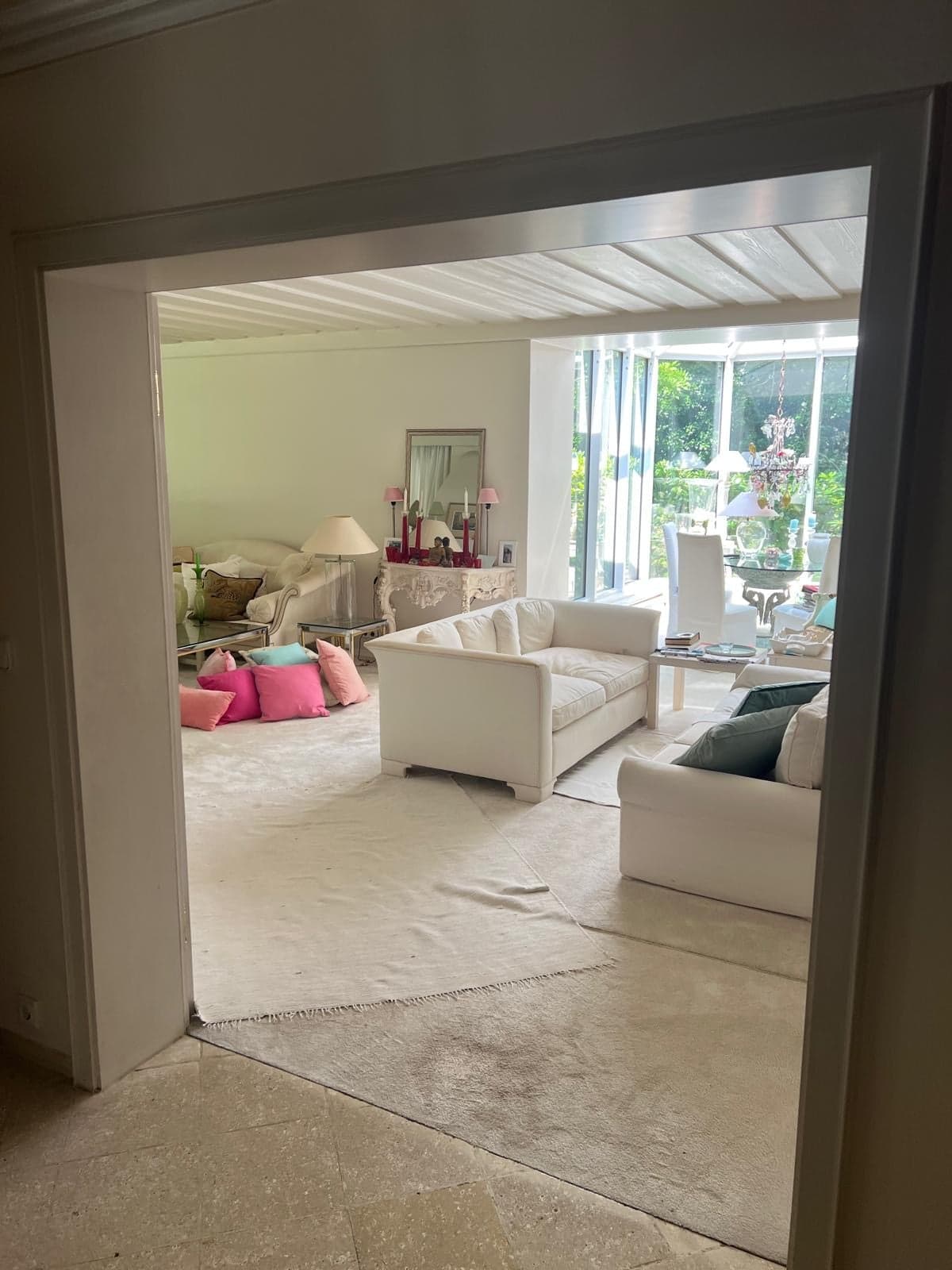 Blick zum Wohnzimmer