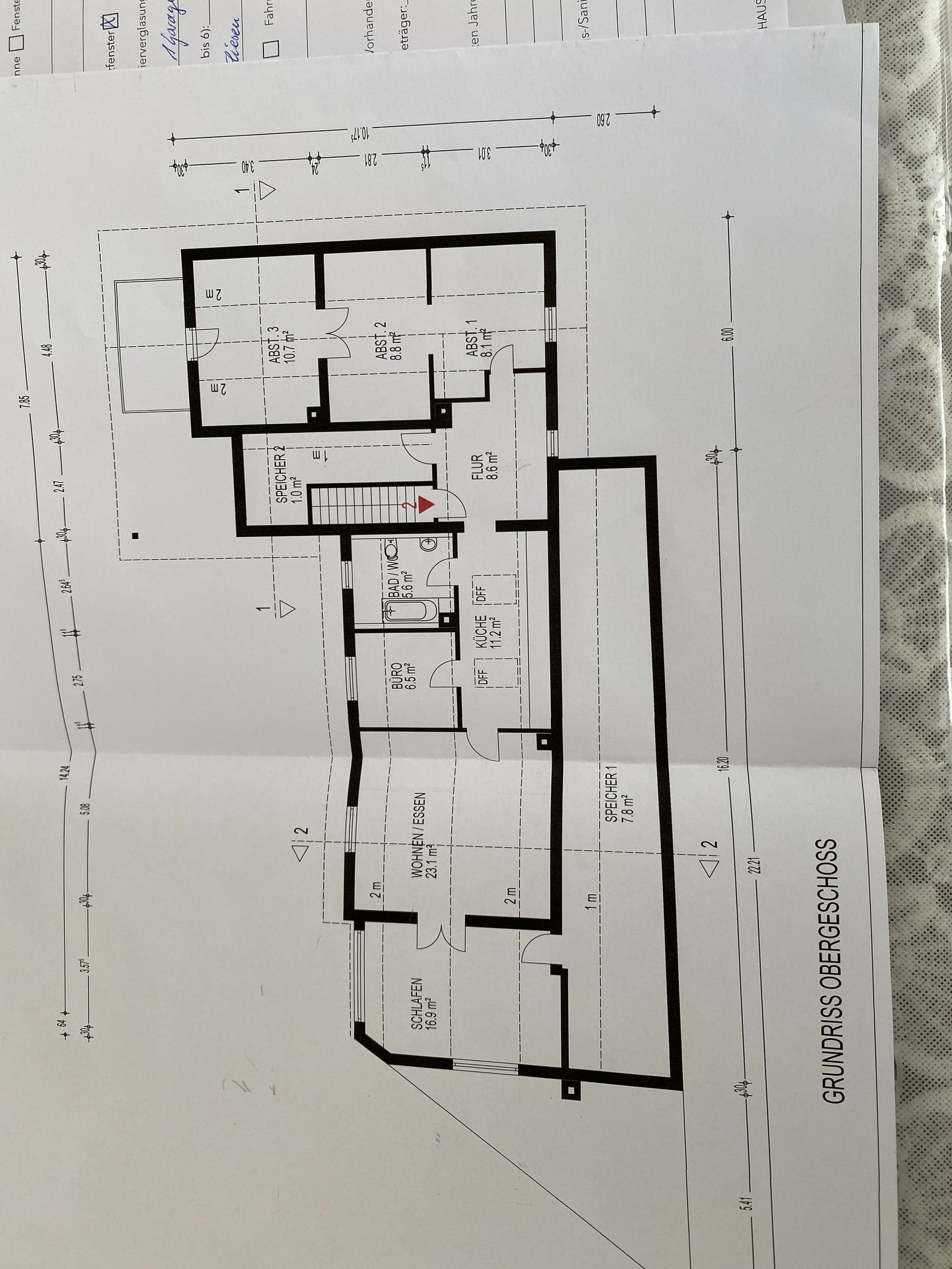 Grundriss Obergeschoss