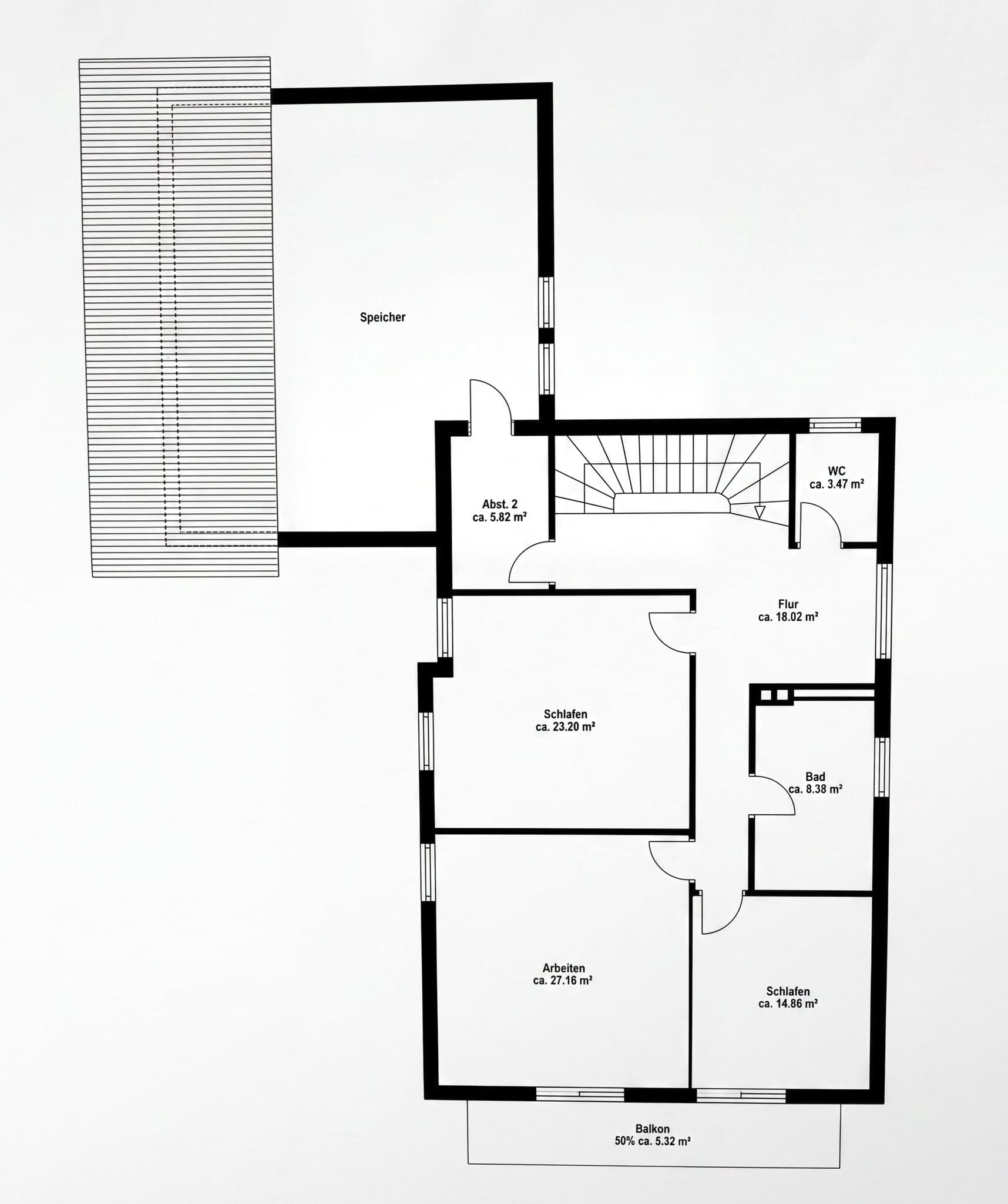 Grundriss Obergeschoss