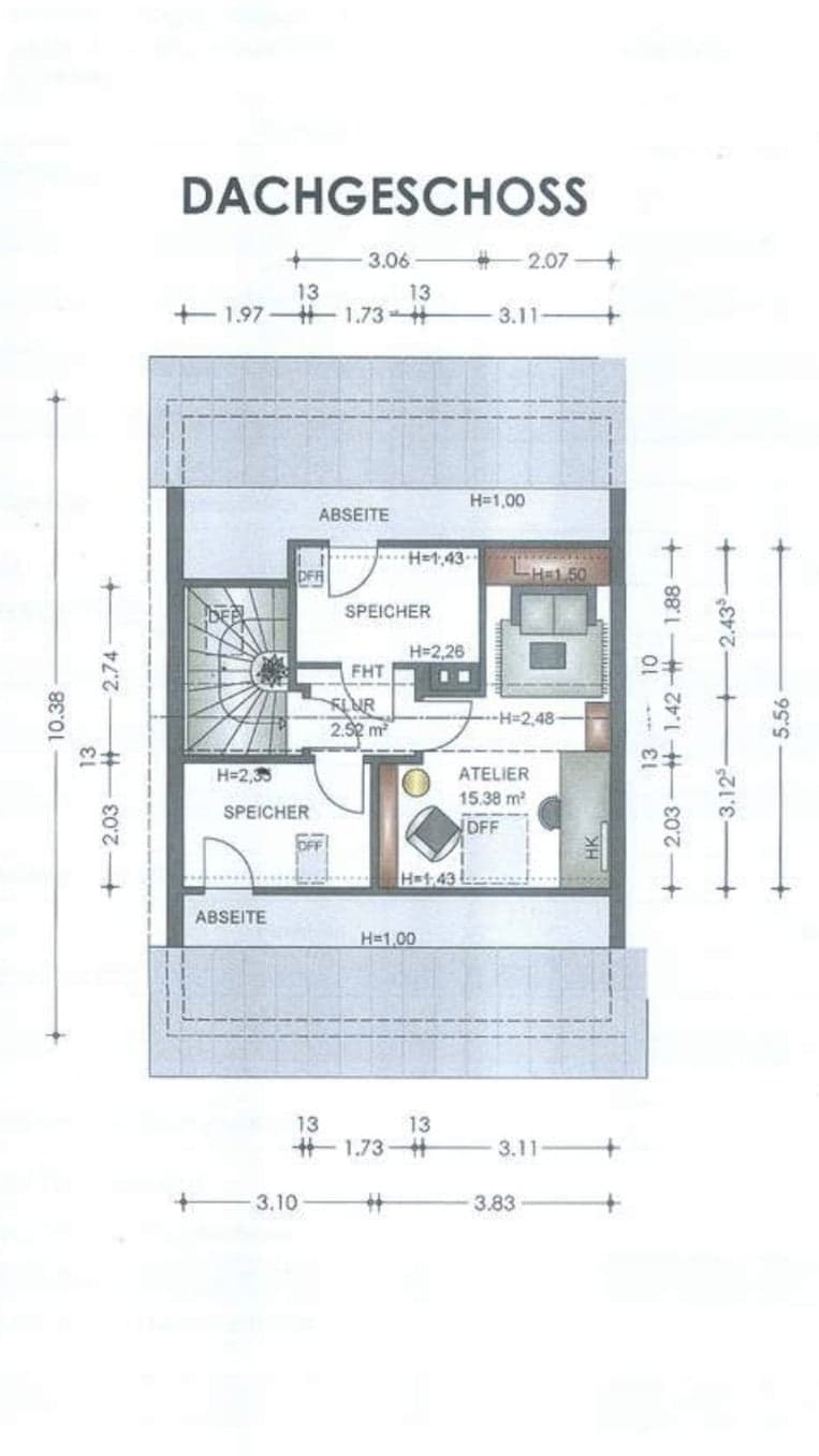 Grundriss DG