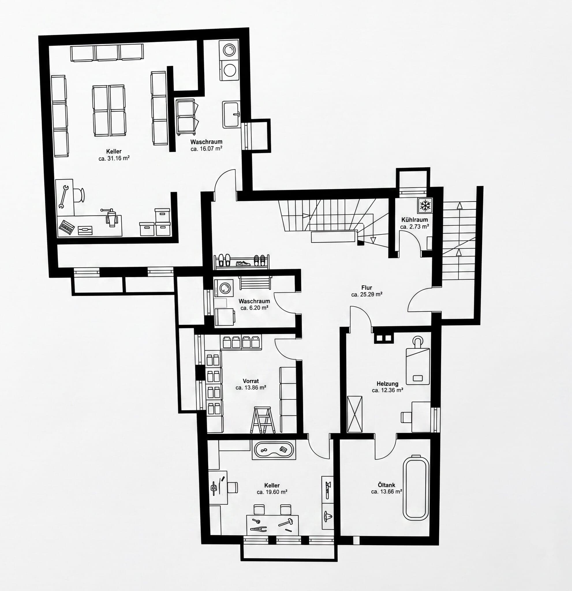 Grundriss Untergeschoss