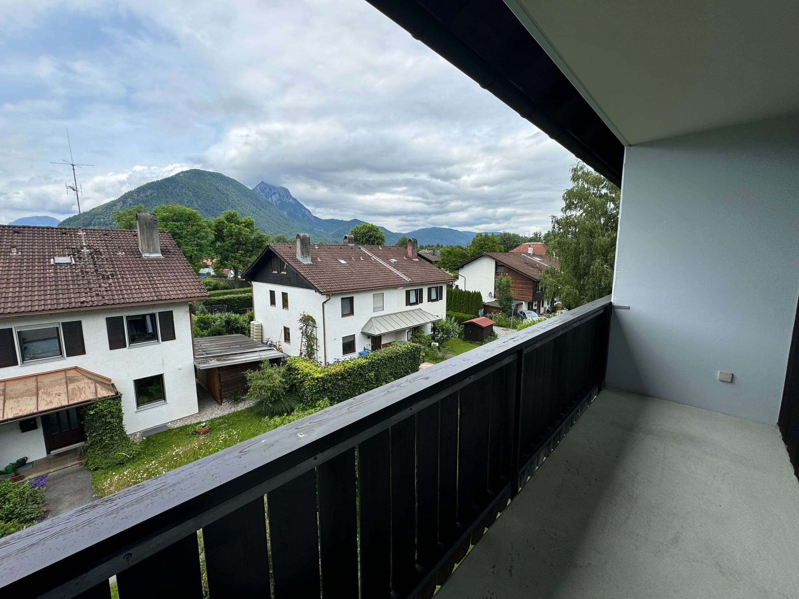 großer Balkon