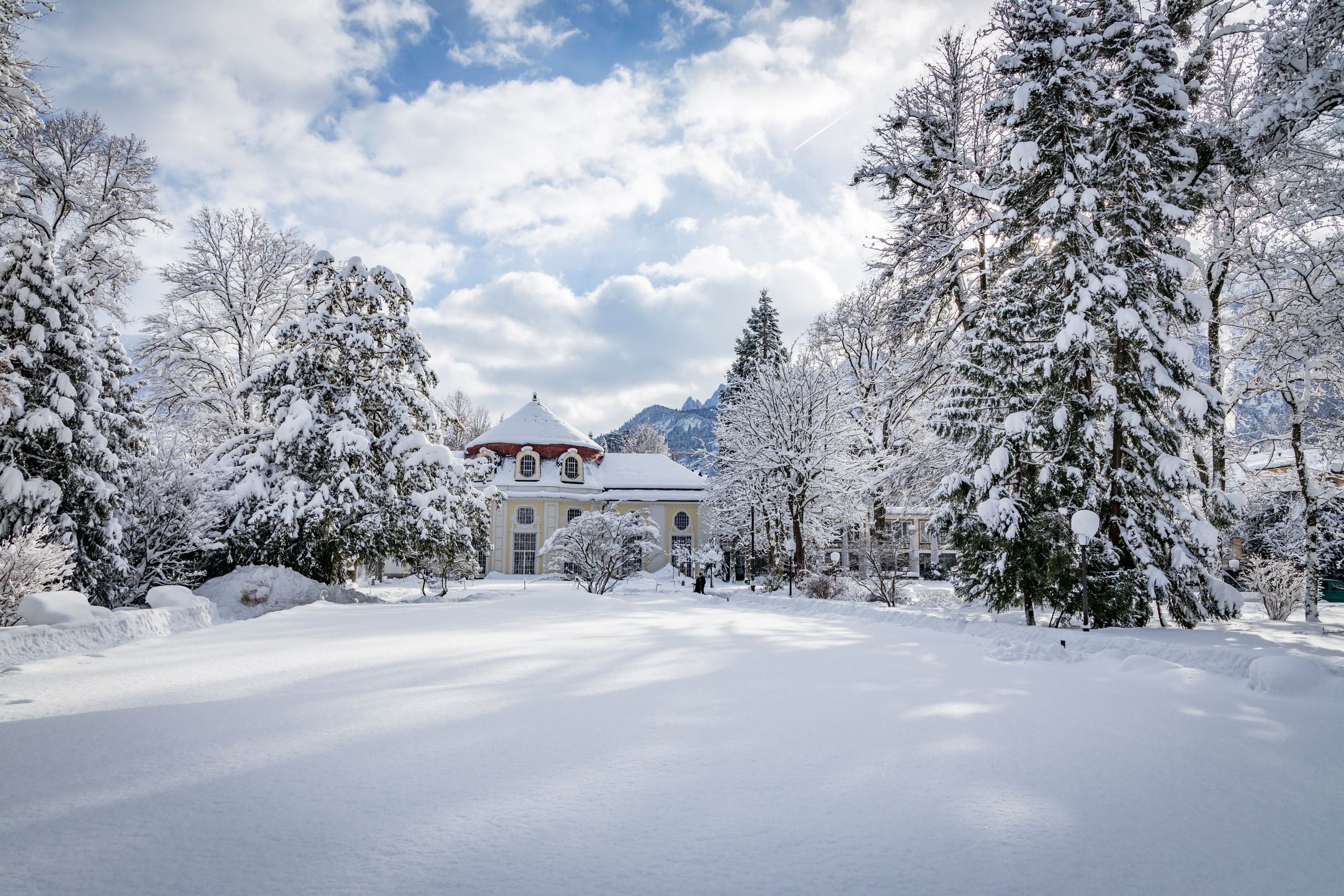 Schneelandschaft in Bad Reichenhall