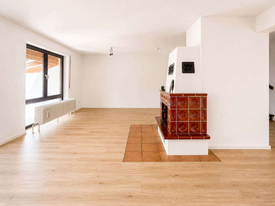 Wohnzimmer Doppelhaush�lfte M�nchen