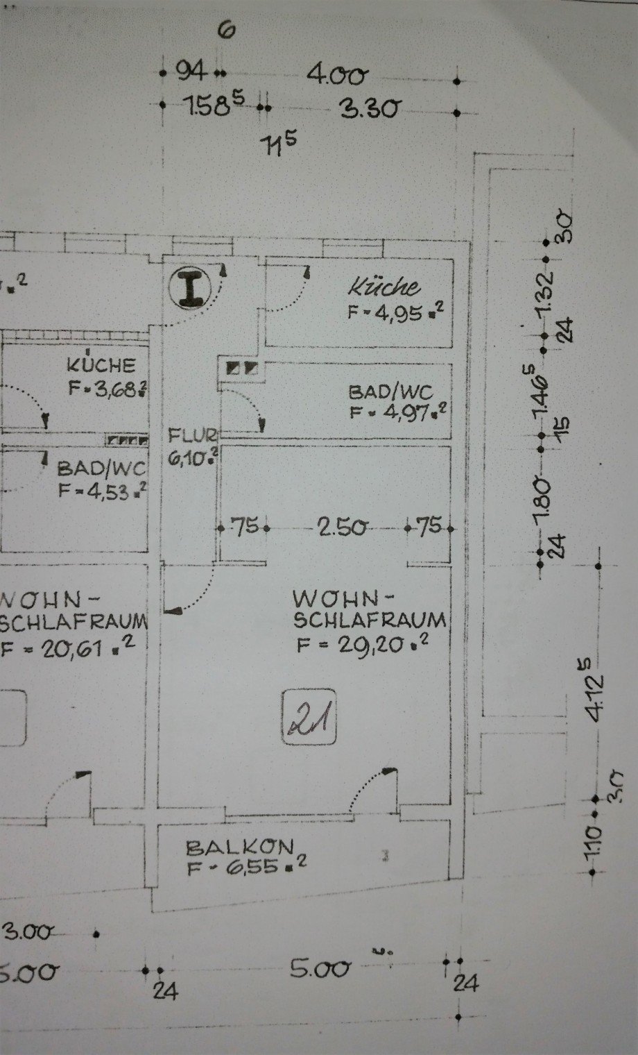Grundrissplan_WHG21 Erdgeschosswohnung Marquartstein