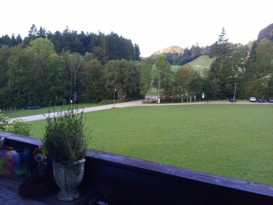 Blick vom Balkon Wohnung Aschau im Chiemgau