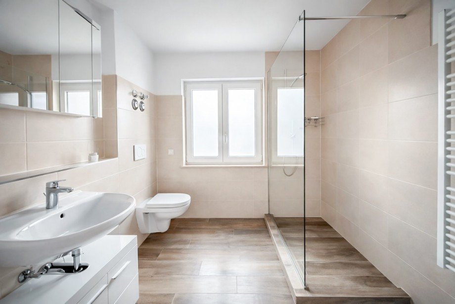 Badezimmer Erdgeschosswohnung Otterfing