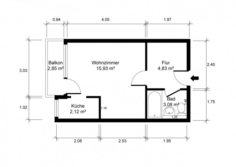 Grundriss Neu Etagenwohnung M�nchen