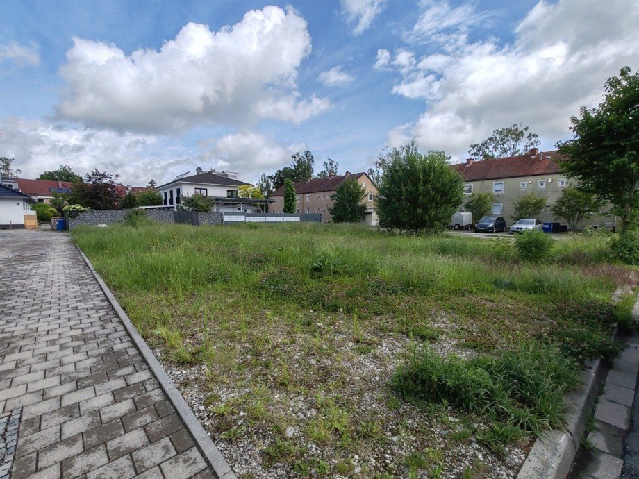 Ansicht Ecke links Wohngrundst�ck Waldkraiburg