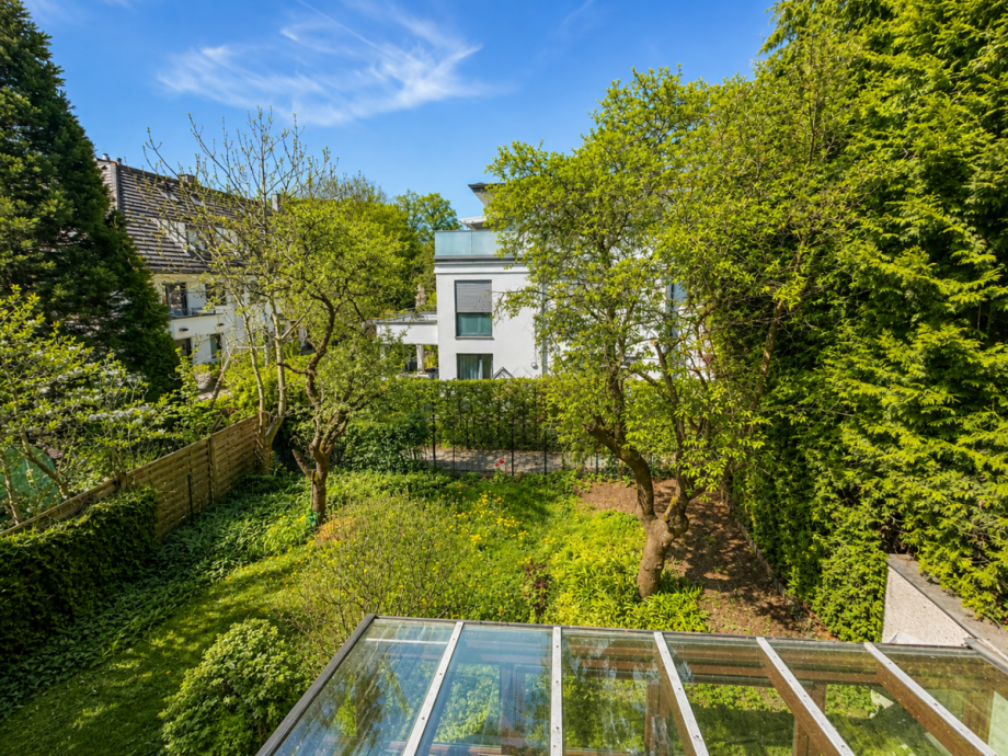 Garten Doppelhaush�lfte M�nchen