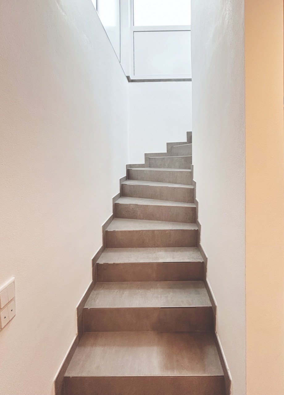 Aufgang zur Panorama-Dachterrasse Terrassenwohnung Salzburg