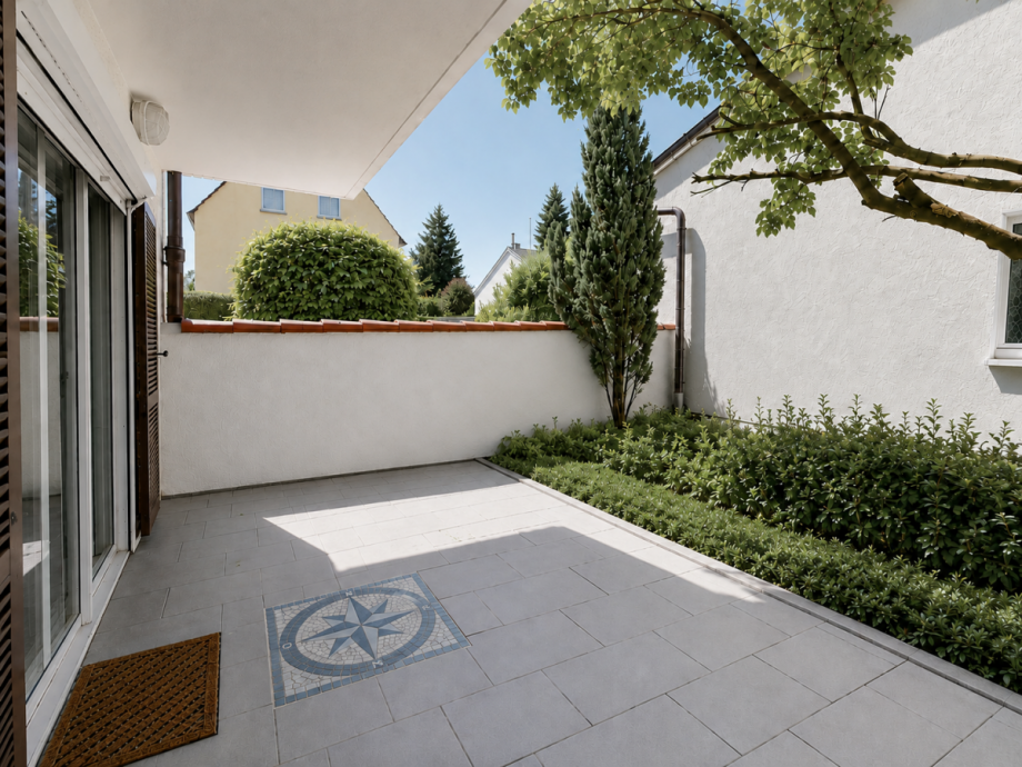 Terrasse Erdgeschosswohnung M�nchen