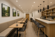 Konzept Von der Bar zum Caf�: Vielseitige Fl�che sucht neues Gastronomieprofil