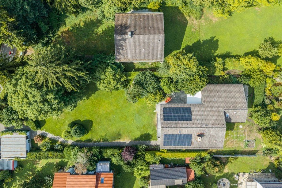 Senkrechtluftbild - Grundst�ck und Bestand Wohngrundst�ck Gr�benzell