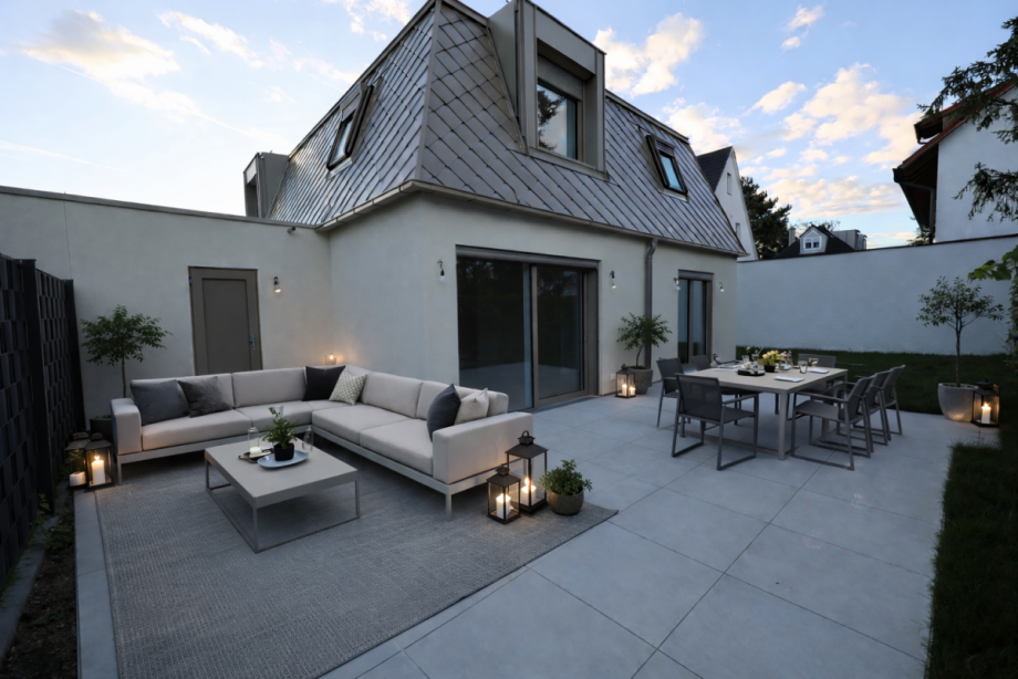 Terrasse_virtuell m�bliert Einfamilienhaus M�nchen