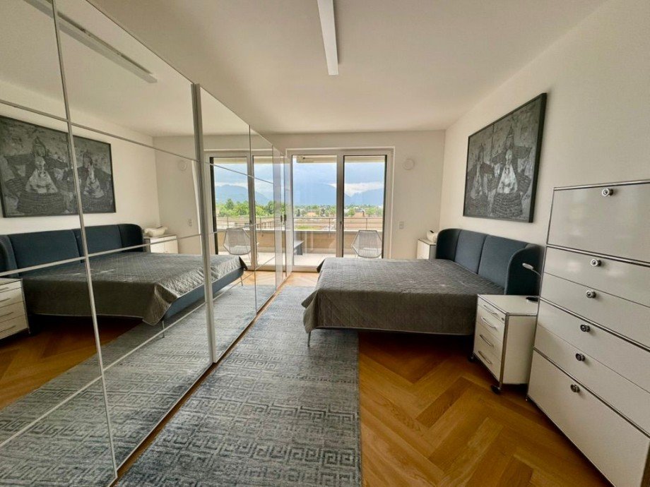 Schlafzimmer Terrassenwohnung Freilassing