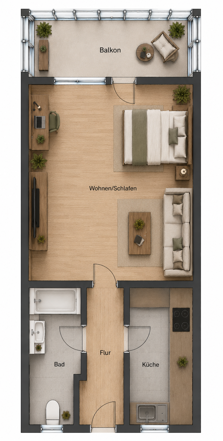 Grundriss Etagenwohnung Germering
