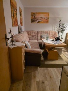 Wohnzimmer PREISSENKUNG: Gem�tliche 2 Zi.-Erdgeschosswohnung mit Gartennutzung