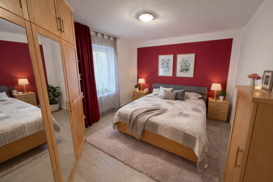 Schlafzimmer Erdgeschosswohnung Freilassing