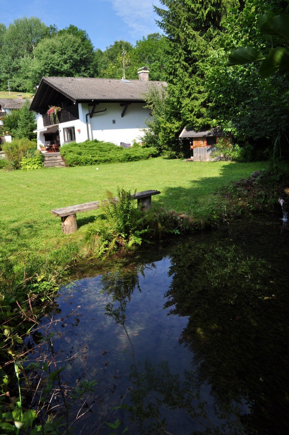 Blick z. Anwesen Einfamilienhaus Bad Reichenhall
