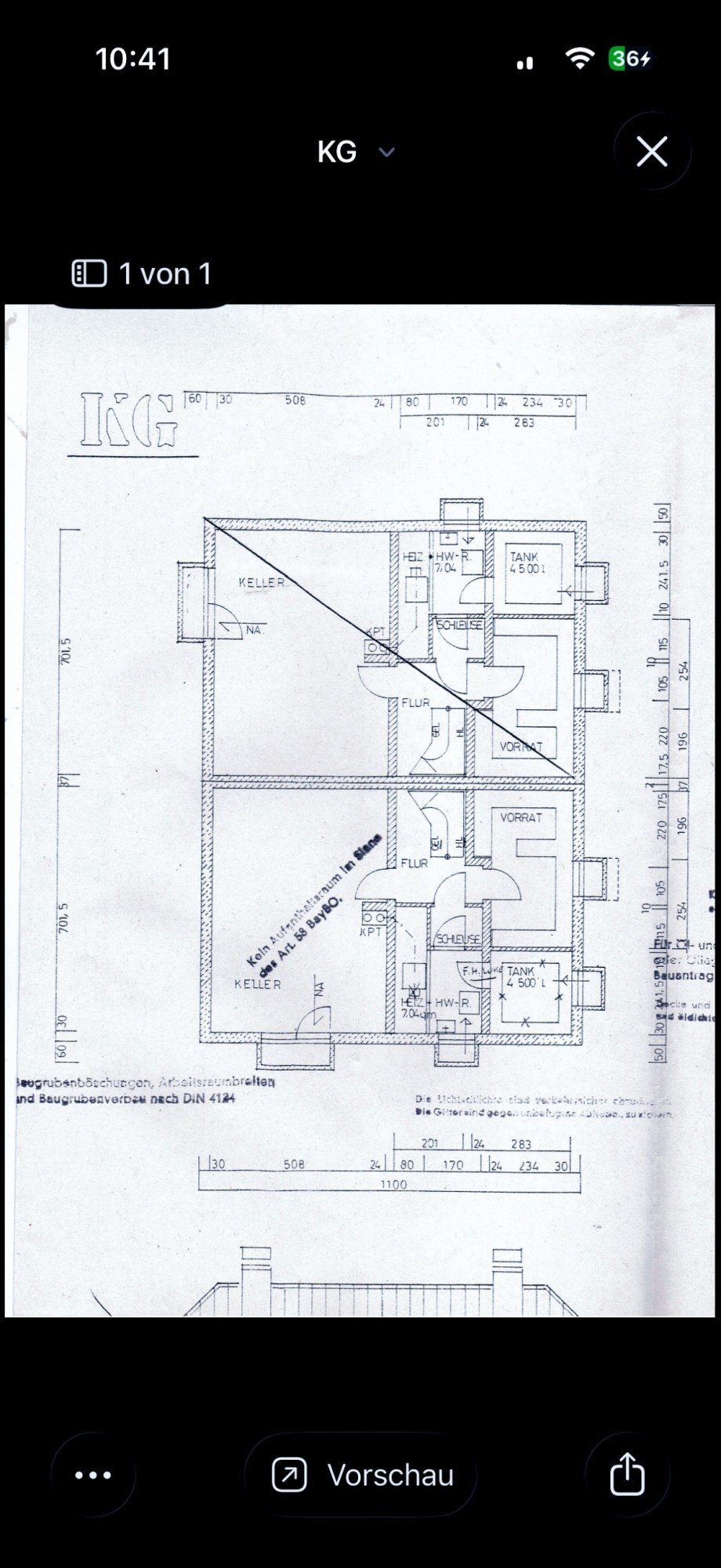 Grundriss Doppelhaush�lfte M�nchen