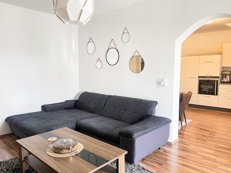 Wohnzimmer. Etagenwohnung Munderfing