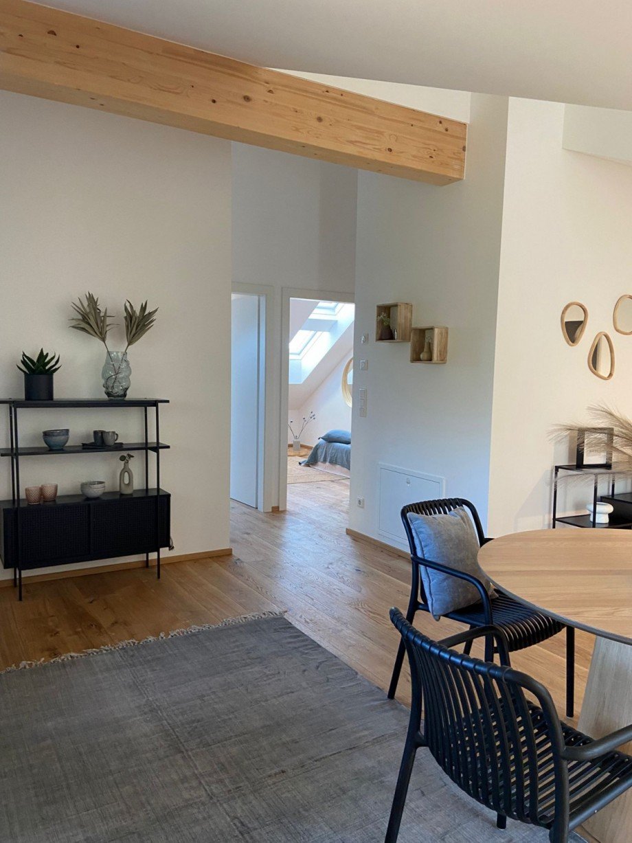 Wohnzimmer Maisonettewohnung Elixhausen