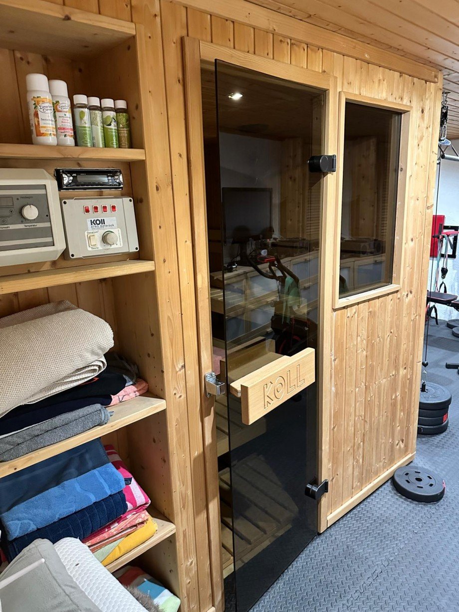 Sauna Doppelhaush�lfte Bernau am Chiemsee