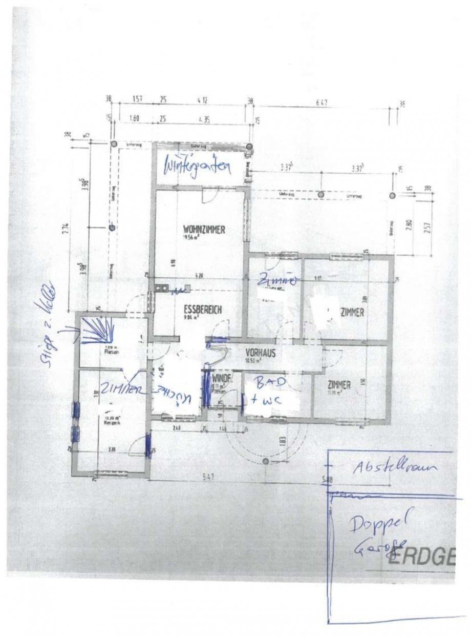 Grundriss Bungalow Frankenburg