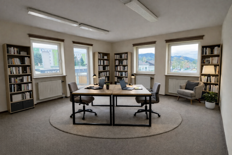 B�roraum_virtuell m�bliert B�rofl�che Ainring