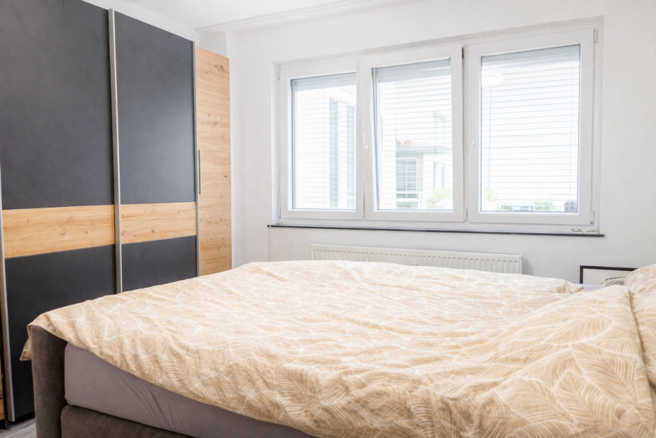 Schlafzimmer. Etagenwohnung Salzburg