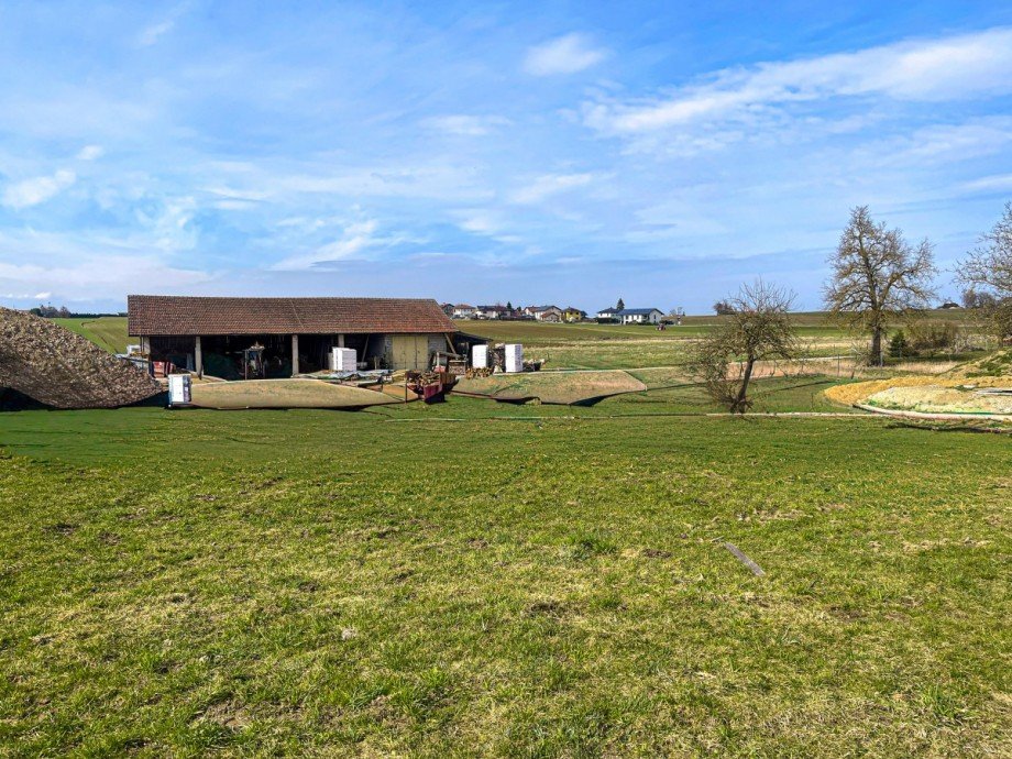 Ansicht S�d-West Wohngrundst�ck Hochburg-Ach