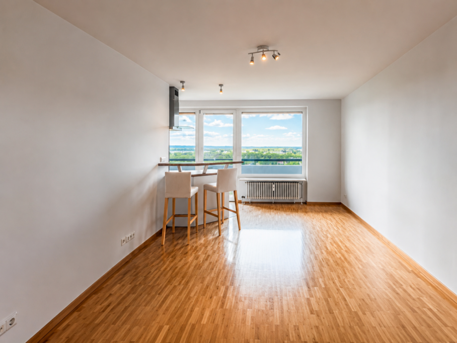 Wohn- und Schlafbereich Etagenwohnung M�nchen