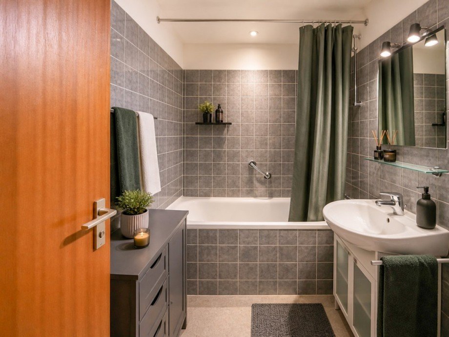 Badezimmer (Staged) Etagenwohnung M�nchen