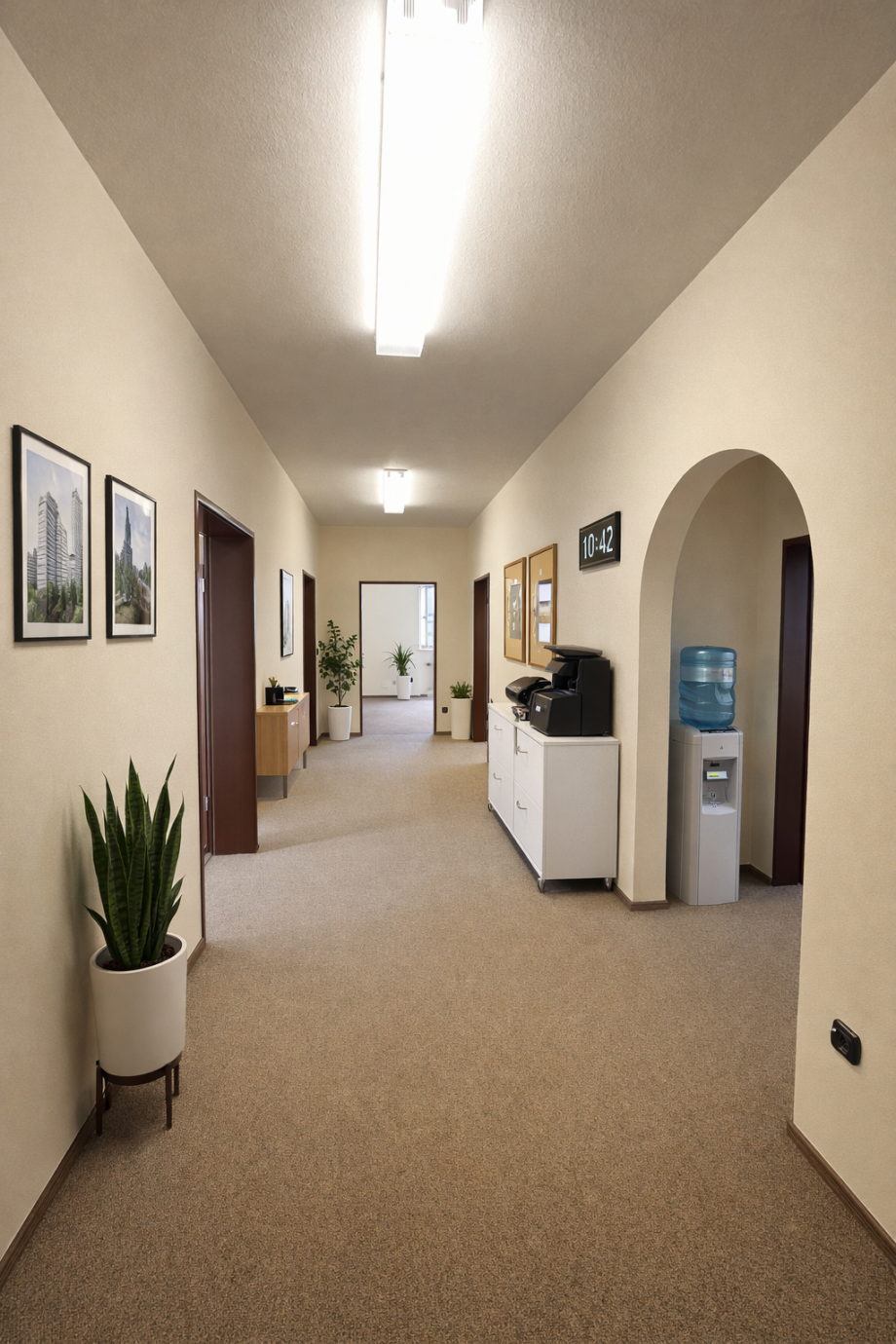 Flur_virtuell m�bliert B�rofl�che Ainring