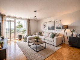 Hauptbild Wohnen �ber den D�chern Aubings - Helle 3-Zi.-Wohnung im 9. OG