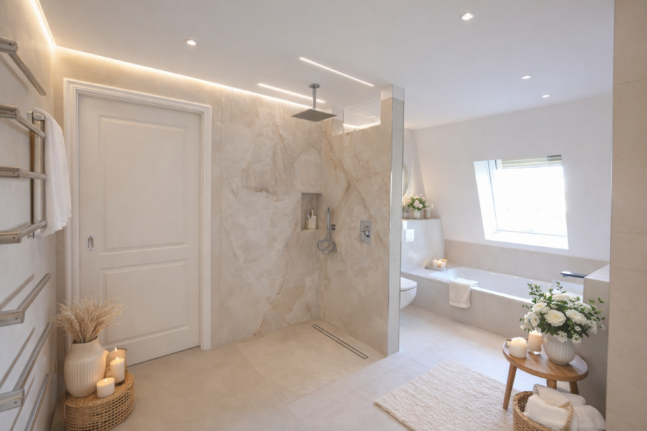 Hauptbad Einfamilienhaus M�nchen