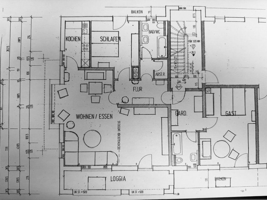 Grundriss Etagenwohnung Bad Reichenhall