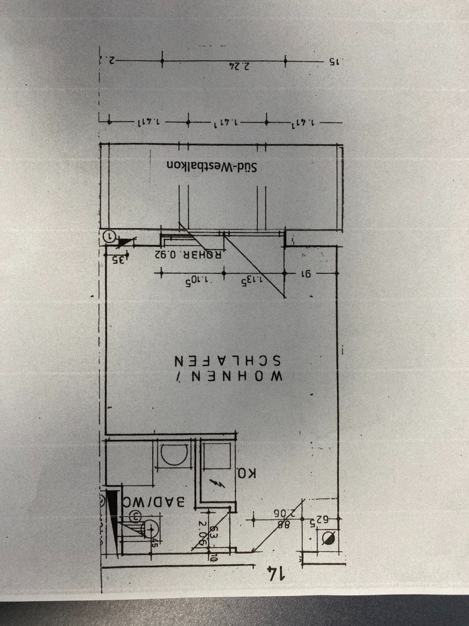 Grundriss Wohnung Aschau im Chiemgau