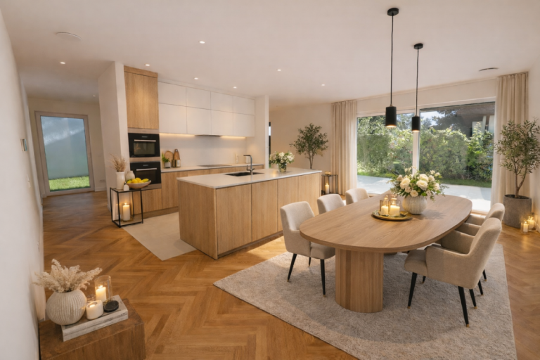 K�che_virtuell m�bliert M�nchen Einfamilienhaus PROVISIONSFREI: Ein Zuhause zum Ankommen, Erleben und Genie�en